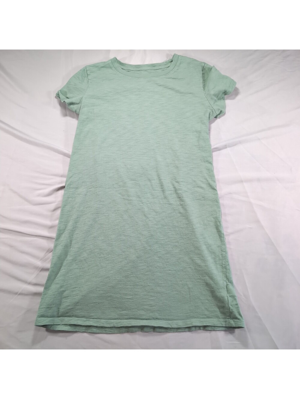 Universal Thread Sage Green Slub Knit T-Shirt Dress